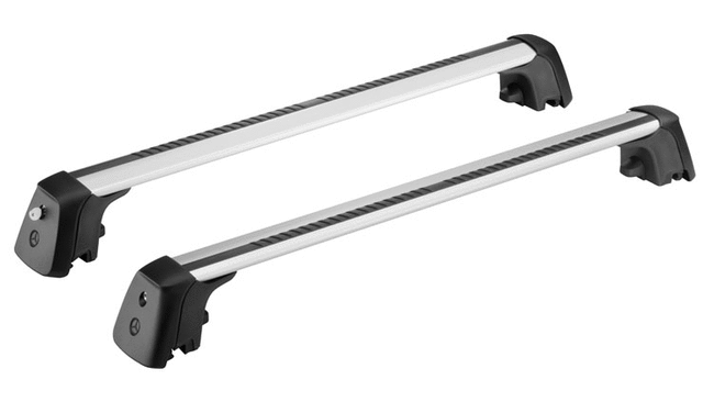 2138900793 - Roof Carrier Systems: Basic Carrier Bars For Roof Rails, Easy-Fix for Mercedes-Benz: E300, E400, E43 AMG, E53 AMG, E550, E63 AMG S Image