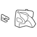 DG1Z17D720AB - Body: Inner Cover for Ford: Police Interceptor Sedan, Special Service Police Sedan, Taurus Image