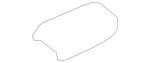 25168016399E38 - Body: Armrest Cover for Mercedes-Benz Image