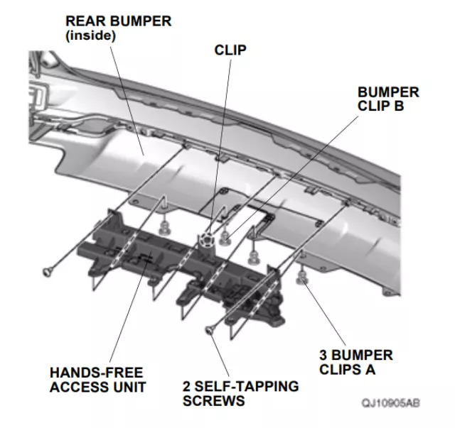 8U59TLA1B0A - : 2022 Honda CR-V - Hands Free Power Tailgate Sensor Adapter For for Honda: CR-V Image