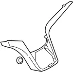 CJ5Z7813562HA - Body: Upper Trim for Ford Image