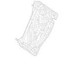 2909207600 - Rear Seat Bench: Seat Backrest Frame for Mercedes-Benz Image