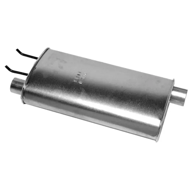 21111 - Exhaust: Quiet-Flow SS Direct Fit Exhaust Muffler 2.25" Inlet (ID) 2" Outlet (ID) for Walker Exhaust Image