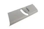 42627425 - : Ash Gray Driver Seat Belt Guide Adjust Opening Cover for GM Image