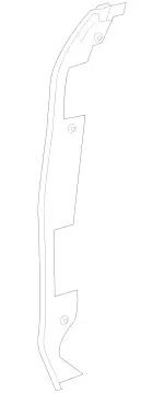 2237303300 - Rear Door: Seal, Rear Door for Mercedes-Benz: 350SD, Maybach S580, Maybach S680, S500, S580, S580e, S63 AMG E Performance Image