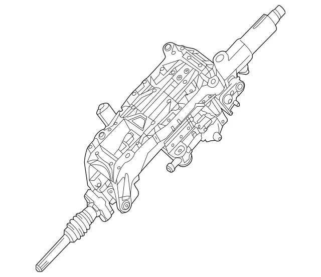 1664606200 - Steering: Steering Column for Mercedes-Benz: GL350, GL450, GL550, GL63 AMG, GLE300d, GLE350, GLE400, GLE43 AMG, GLE450 AMG, GLE550e, GLE63 AMG, GLE63 AMG S, GLS350d, GLS450, GLS550, GLS63 AMG, ML250, ML350, ML400, ML550, ML63 AMG Image image