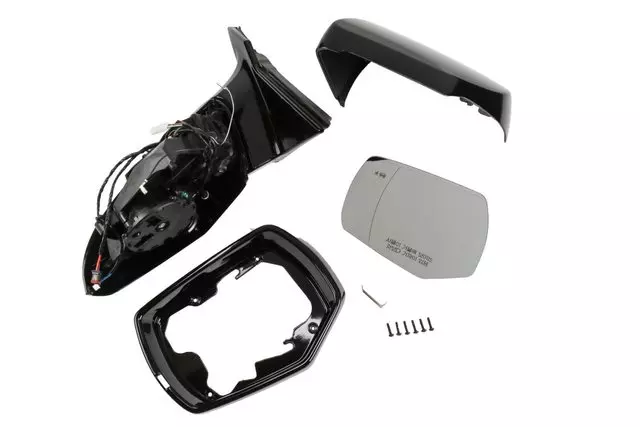 23177515 - : Driver Side Door Mirror Kit with Molding, Cover, Bezel, and Bolts for GM Image