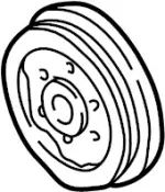 123030W001 - : Crankshaft Pulley for Infiniti Image