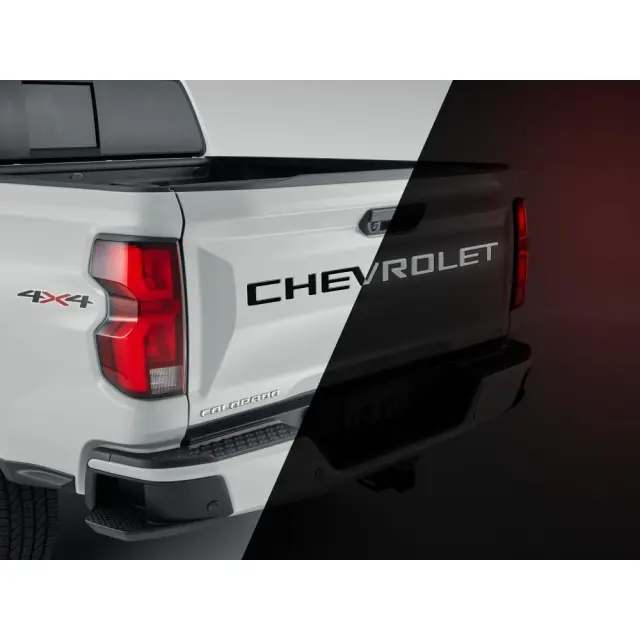 19434434 - Exterior: 3-D Urethane Reflective Chevrolet Tailgate for Chevrolet: Colorado Image