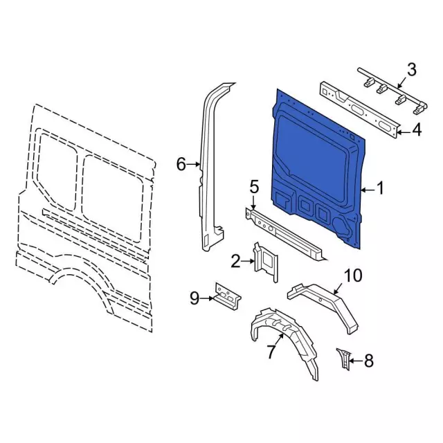 Quarter Panel - Ford (SK4Z-61279D46-A)