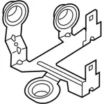 BE8Z14A254AA - Electrical: Bracket for Ford: Fiesta Image