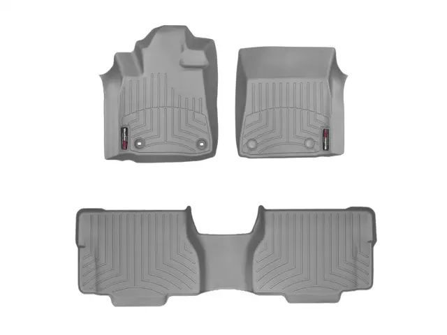 464081460937 - : Grey FloorLiner™ DigitalFit®, Front &amp; 2nd Row for WeatherTech Image