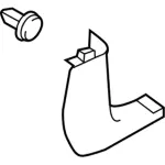 CV6Z5402345AB - Body: Cowl Trim for Ford Image