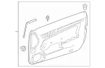 20772000707L30 - Body: Door Trim Panel for Mercedes-Benz Image