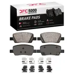 1551238101 - : DFC 5000 Advanced Brake Pads - Ceramic and Hardware Kit for DYNAMIC FRICTION Image