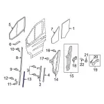 CK4Z6121596B - : Lower Bracket Weatherstrip for Ford: E-Transit, Transit-150, Transit-250, Transit-350, Transit-350 HD Image