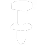 9917240 - Detachable Parts: Expansion Rivet for Mercedes-Benz Image