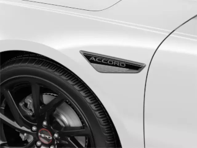 8F5930A100 - Exterior: Fender Emblems - Gloss Back for Honda: Accord Image