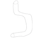 2039978082 - Steering: Hose for Mercedes-Benz: C240, C32 AMG, C320 Image