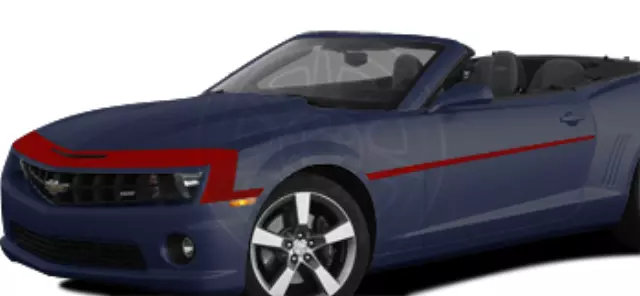 22844285 - Exterior: Decal/Stripe Package, Nose &amp; Spear Stripes for Chevrolet: Camaro Image