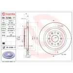 9E29911 - : Brembo PRIME Disc Brake Rotor for Brembo Image