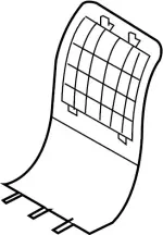 87640EG63A - Body: Seat Back Panel for INFINITI: M35, M45 Image