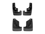 110135120205 - : Black MudFlap No-Drill DigitalFit® MudFlap Kit for WeatherTech Image