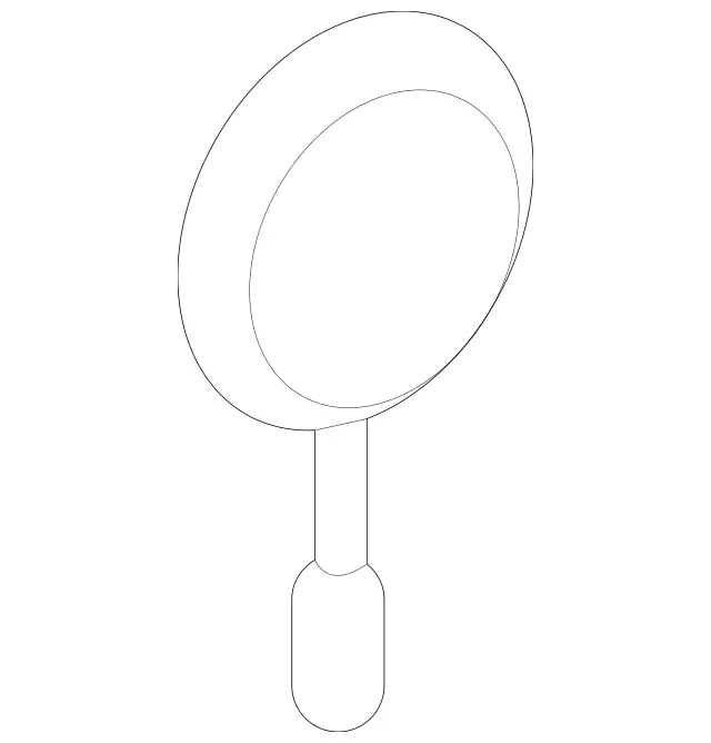 2057209908658R73 - : Interior Door Handle Screw Cap for Mercedes-Benz Image