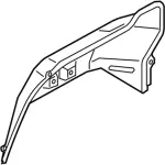 FR3Z6327886A - Body: Inner Wheelhouse for Ford: Mustang Image
