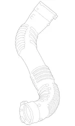 2475200201 - Radiator: Charge Air Pipe for Mercedes-Benz Image