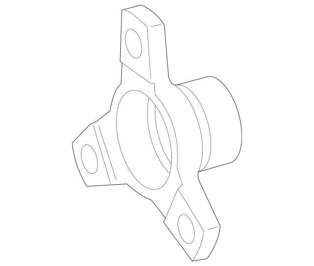 2133500100 - Rear Axle: Joint Flange for Mercedes-Benz: 300C, 300CD, C300, C43 AMG, CLS450, E300, E350, E400, E43 AMG, E450, GL350, GL450, GL550, GLC43 AMG, GLC63 AMG S E Performance, GLE300d, GLE350, GLE43 AMG, GLE450 AMG, GLE450e, GLS350d, GLS450, GLS550, Maybach S560, Maybach S580, ML250, ML350, ML550, S560, S580, S580e, SL400, SL450 Image image