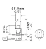 H324V - : HELLA Trunk Light Bulb H3 24V for Hella Image