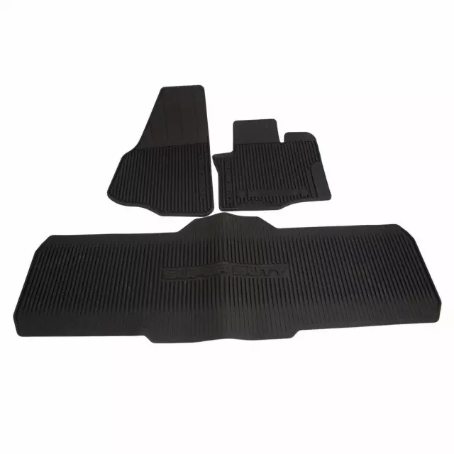 DC3Z2613300A - Interior: 2012-2016 Ford Floor Mats All Weather Set for Ford: E-350 Super Duty, E-450 Super Duty, F-250 Super Duty, F-350 Super Duty, F-450 Super Duty, F-550 Super Duty Image