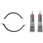 OS30633R - : Engine Oil Pan Gasket Set RTV silicone w/Rubber end seals for FEL-PRO Image