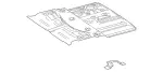 1676107102 - Substructure: Rear-End Floor for Mercedes-Benz: GLS450, GLS580, GLS63 AMG, Maybach GLS600 Image