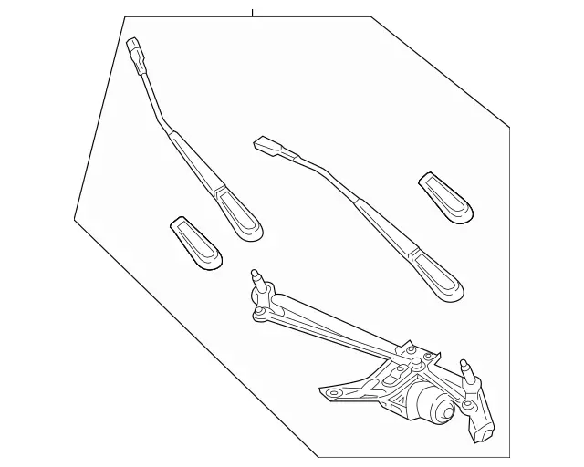 1778206901 - Body: Motor &amp; Linkage for Mercedes-Benz Image