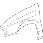 6F2Z16005AA - Body: Fender for FORD Image