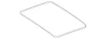 1677806900 - : Sunroof Glass Gasket for Mercedes-Benz Image