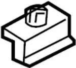 80826AG500 - Body: Lower Molding Clip for Infiniti Image