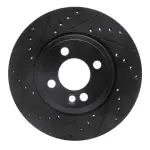 63332005L - : DFC Brake Rotor - Drilled and Slotted - Black for DYNAMIC FRICTION Image