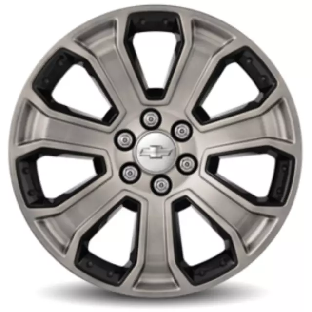 19301164WK - Wheels: 22 Wheel, Silver W/Inserts for Cadillac: Escalade ESV | Chevrolet: Silverado 1500, Suburban, Suburban 3500 HD, Tahoe | GMC: Sierra 1500, Yukon, Yukon XL Image