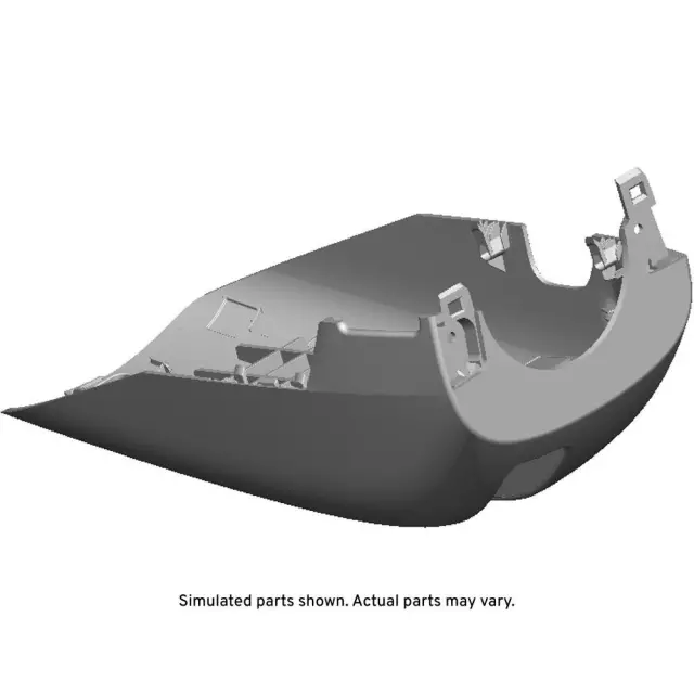 84710273 - : Black Instrument Panel Steering Column Lower Trim Cover for Chevrolet: Silverado 1500, Silverado 1500 LTD, Silverado 2500 HD, Silverado 3500 HD | GMC: Sierra 1500, Sierra 1500 Limited, Sierra 2500 HD, Sierra 3500 HD Image