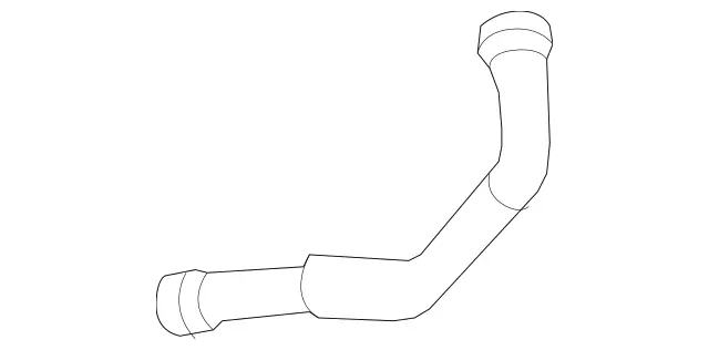 251501358264 - Heating and Ventilation: Hose for Mercedes-Benz: R320, R350 Image image