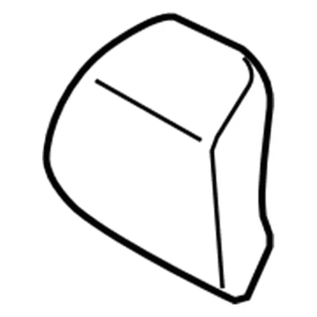 HS7Z54611A08BM - Body: Headrest Cover for Ford: Fusion, Police Responder Hybrid, SSV Plug-In Hybrid Image