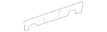 2166980062 - Covering and Lining: Strip for Mercedes-Benz: CL550, CL600, CL63 AMG, CL65 AMG Image