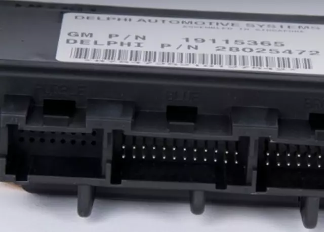 19115365 - Electrical: Body Control Module for Saturn: SC1, SC2, SL, SL1, SL2, SW2 Image