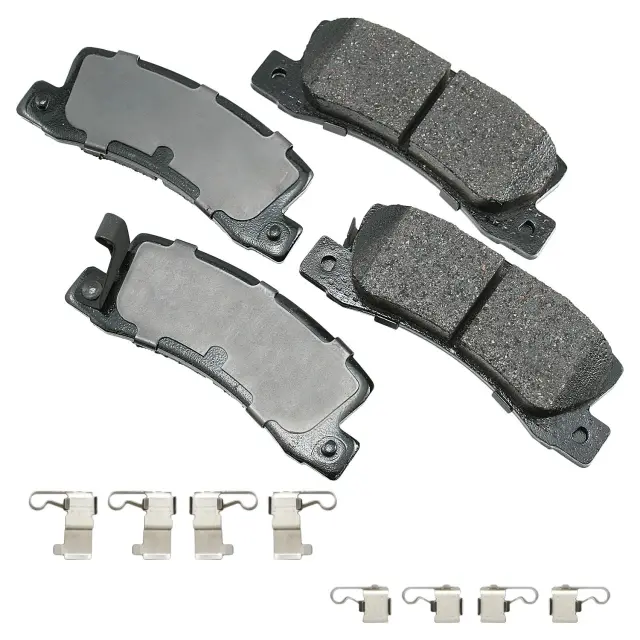ACT325A - Brake: Akebono ProACT Ultra Premium Ceramic Disc Brake Pad Kit for AKEBONO Image