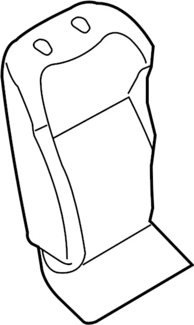 876201CC3C - Body: Seat Back Cover for Infiniti Image