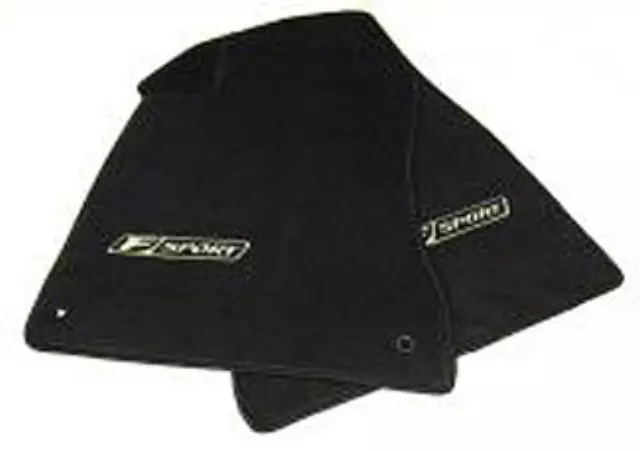 PT2083009932 - Interior: Carpet Floor Mats, F-Sport, Black for Lexus: GS300, GS350, GS430, GS450h, GS460 Image