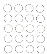 S7512450 - : Engine Piston Ring Set for Enginetech Image